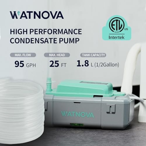 WATNOVA HVAC Condensate Pump, 100/240V - Image 4