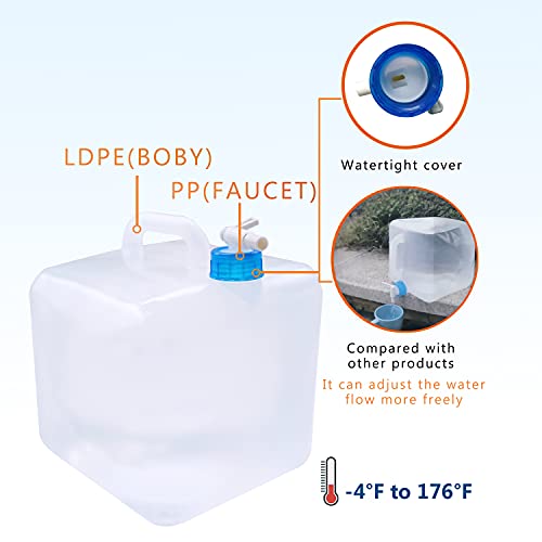 Collapsible Water Container with Spigot, Camping Water - Image 6