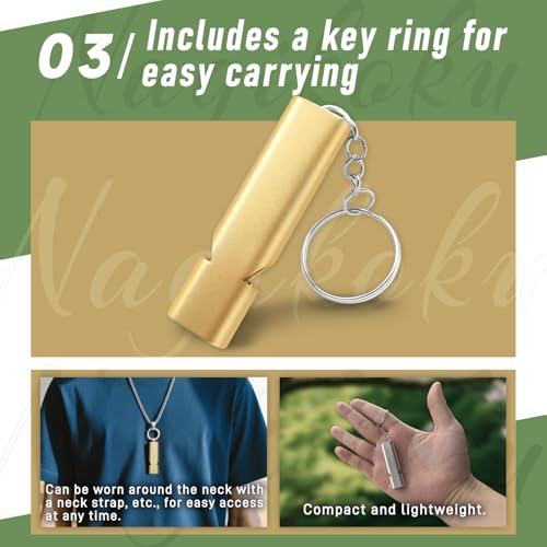 Whistle Emergency Whistles Premium Lifeguard Safety Whistle - Image 7