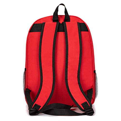 Red First Aid Backpack Empty Emergency Medical Bag Rescue - Image 4