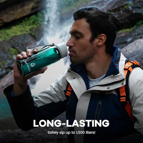 SurviMate Purified Water Bottle for Camping, Hiking - Image 3