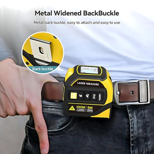 4-in-1 Digital Laser Tape Measure, 16FT Auto-Lock Tape - Image 4