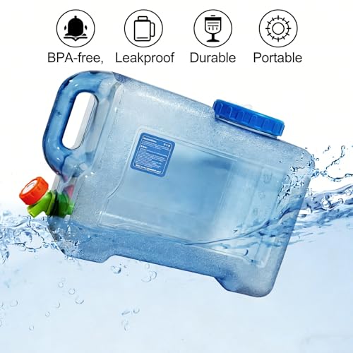 3.17 Gallon Water Container with Spigot, Portable Water Jug - Image 8