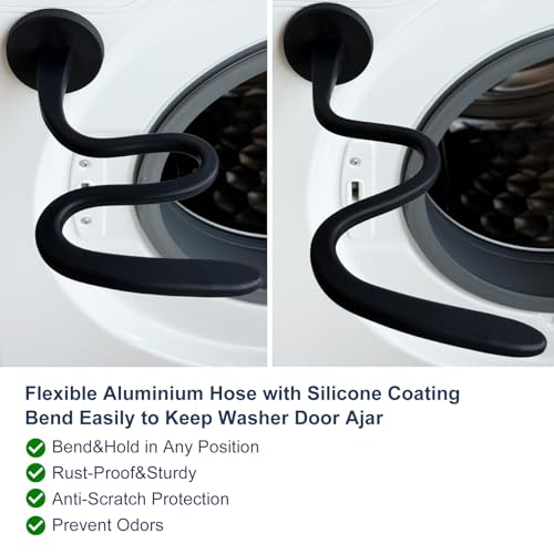 Front Load Washer Door Prop Magnetic Holder Flexible Door Stopper - Image 4
