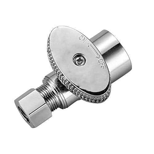 2 Pack Brass 1/2 Inch FIP x 3/8 Inch OD Compression Quarter Turn - Image 6