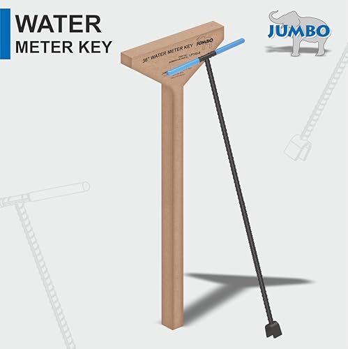JUMBO 36" Water Meter Key With 7-1/2” T-Handle - Image 3