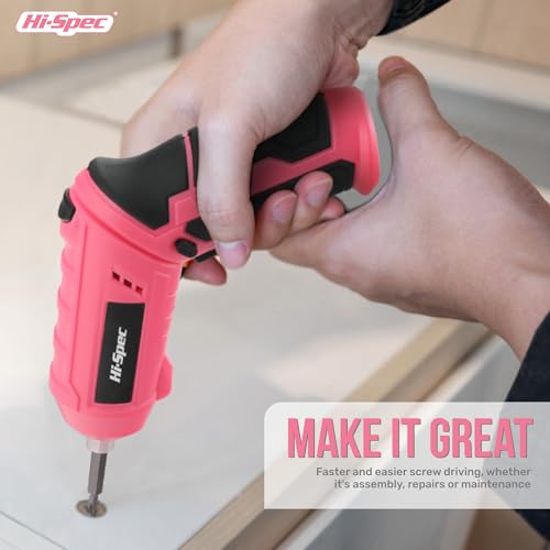 Hi-Spec 4V USB Electric Screwdriver Tool Kit for Home | Hand Tools - Image 5