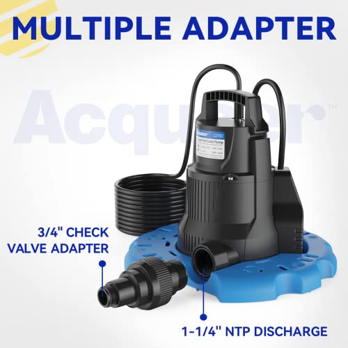 1/4 HP Automatic Swimming Pool Cover Pump, 2250 GPH Submersible - Image 5
