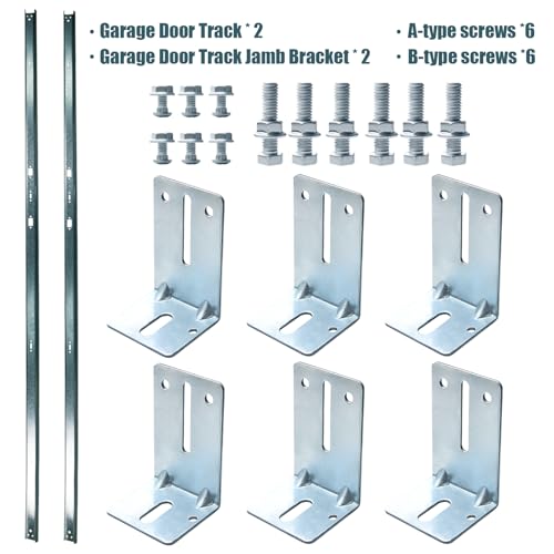 Garage Door Vertical Track Replacement with Jamb Bracket - Image 4