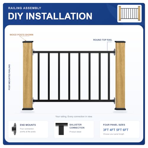 Stainless Steel Porch and Deck Railing Kit - Image 4