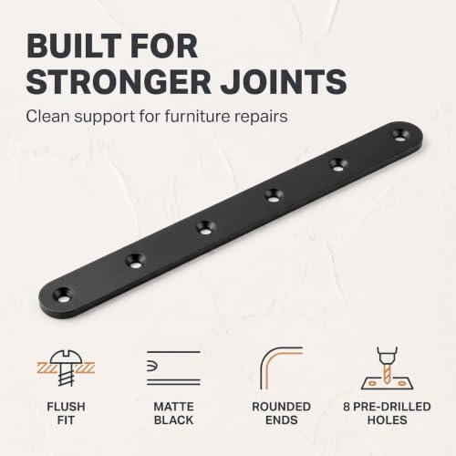 20Pack Straight Brackets Black 6.5Inch 160MM Mending Plate - Image 5