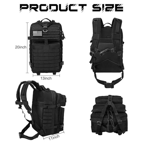WOLT Military Tactical Backpack for Men 45L Molle Backpack - Image 4