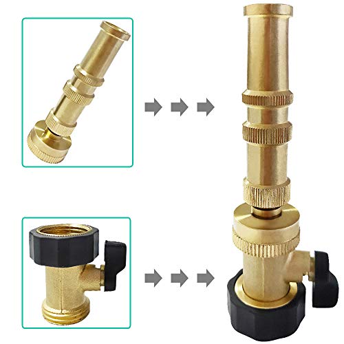 Heavy Duty Brass Shut Off Valve Garden Hose Shut Off Valve Garden - Image 7