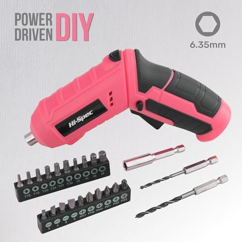 Hi-Spec 4V USB Electric Screwdriver Tool Kit for Home | Hand Tools - Image 4