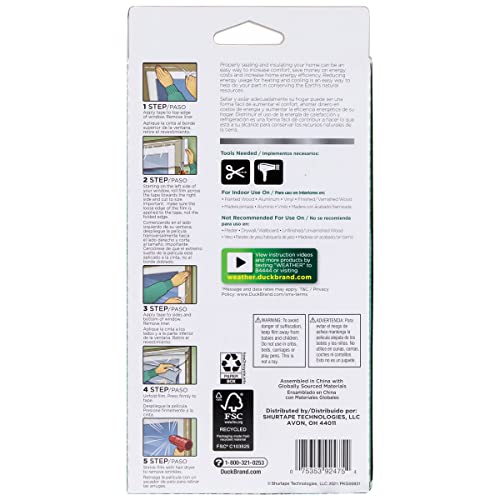 Duck Brand Window Insulation Kit, 62 in x 420 in - Image 5