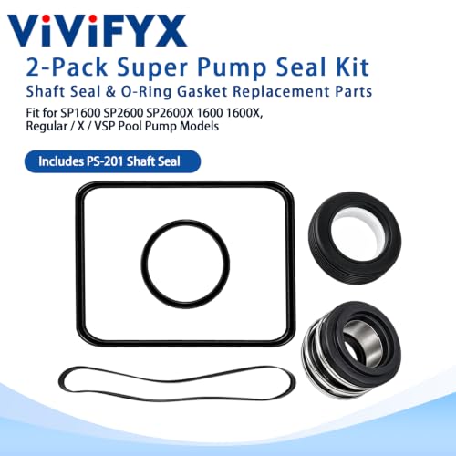 2‑Pack Super Pump Seal Kit, Shaft Seal & O‑Ring Gasket | Home Repair - Image 3