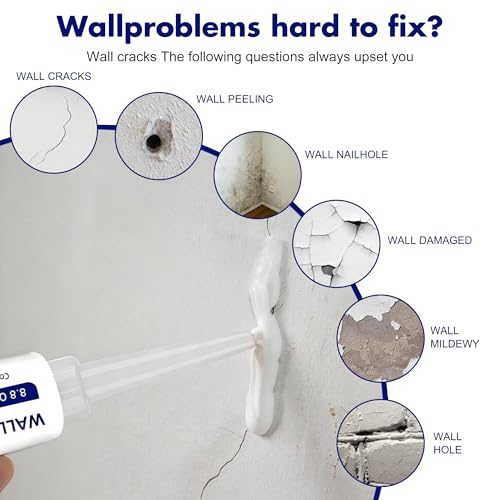 2Pcs Drywall Repair Kit with Scraper,Quick Drying Wall | Home Repair - Image 4