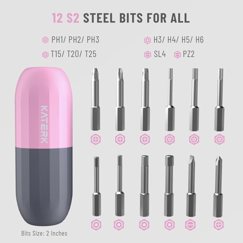 Katerk Electric Screwdriver Cordless Power Screwdriver Set - Image 4