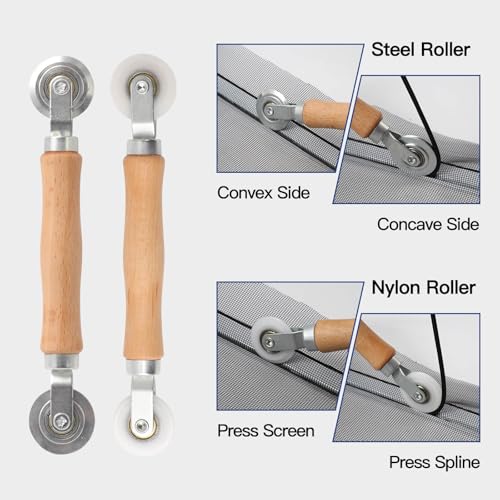 Window Screen Door Repair Kit Include Window Screens Mesh - Image 6
