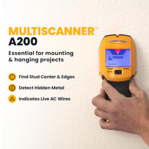 Zircon® MultiScanner™ A200 Stud Finder with Metal & Live Wire - Image 4