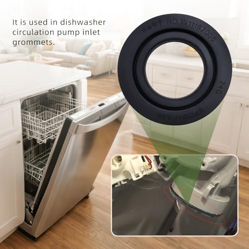 WPW10538166 W10195068 Dishwasher Circulation Pump Inlet Grommet - Image 6