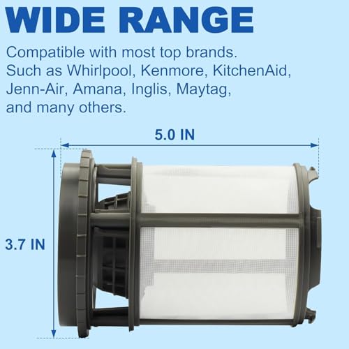 W10872845 Dishwasher Pump Filter Cup, Compatible with Whirlpool - Image 3