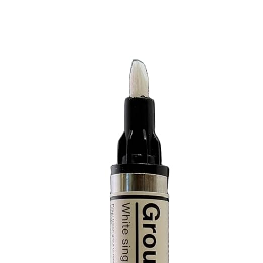 Grout Pen Twin Pack | White | 2 x 7ml | Make The Appearance of Grout Cleaner