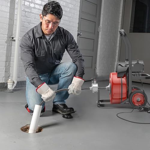 50FT 1/2 Inch Auto Feed Drain Cleaning Machine, Sewer - Image 3