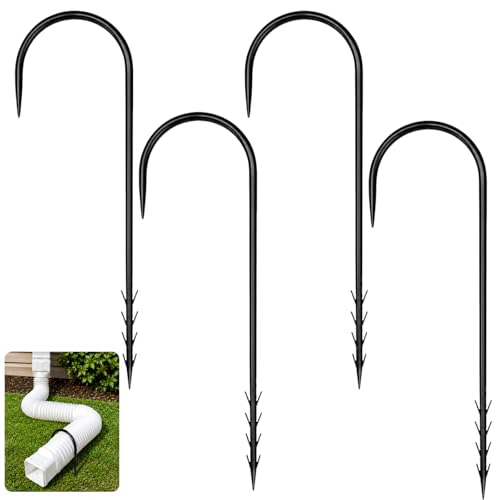 Rain Gutter Downspout Extension Fixing Pin,Holds Tight in Heavy - Image 2