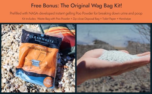 Cleanwaste GO Anywhere Portable Folding Toilet with WAG - Image 7