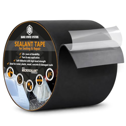 HSS Sealant Tape with MicroSealant Black 2 inch x 25 feet - Image 2