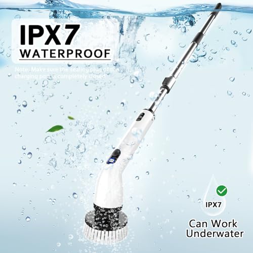 Electric Spin Scrubber,8 Replaceable Brush Heads for Home - Image 7