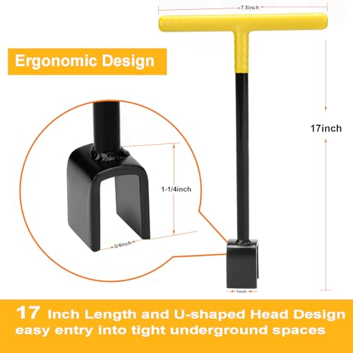 17" Main Water Meter Shut-Off Tool with 4-Way Utility Key - Image 6