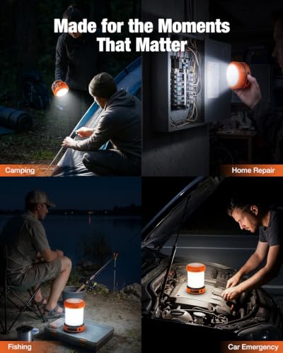 Hand Crank Camping Lantern 4 Pack,2-in-1 Collapsible LED Light - Image 5