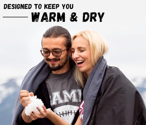 Extra Large Waterproof Windproof Outdoor Stadium Fleece Blanket - Image 3