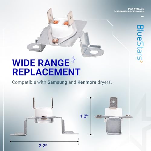 [Upgraded] BlueStars DC96-00887A Dryer Thermal Fuse & - Image 3