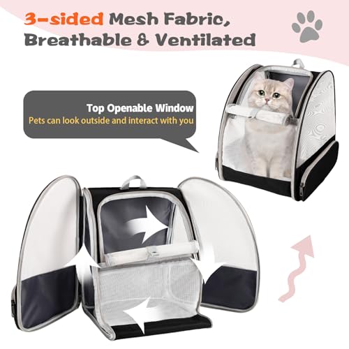Cat Backpack Carrier,Pet Carrier Airline Approved | Pet Essentials - Image 4