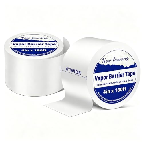 Vapor Barrier Tape 4" x180' 2 Roll Waterproof Seam Tape - Image 2