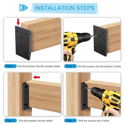 Eapele 24PCS Deck Railing Bracket Connectors for 2x4 - Image 7
