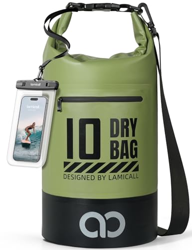 Lamicall Dry Bag Waterproof Backpack with Phone Pouch - Image 2
