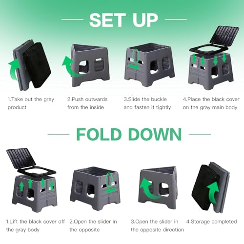 Camping Toilet for Adults - Portable Folding Toilet - Image 8