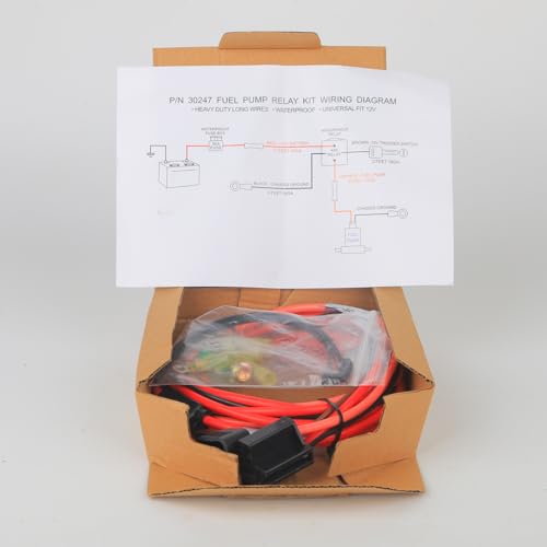 Electric Fuel Pump Relay Kit 12V P/N 30247 Wiring Harness Kit - Image 8