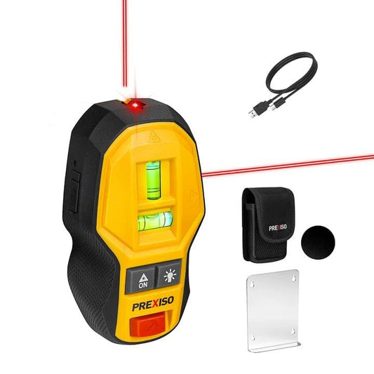 PREXISO 2-in-1 Rechargeable Cross Laser Level & Magnetic Nail - Image 1