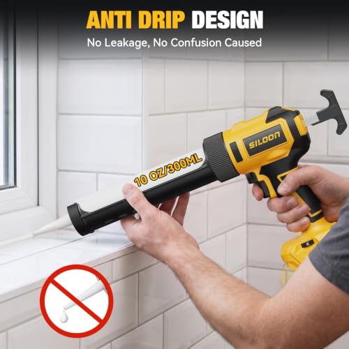 Electric Caulking Gun Compatible with Dewalt 20V Max | Home Repair - Image 7
