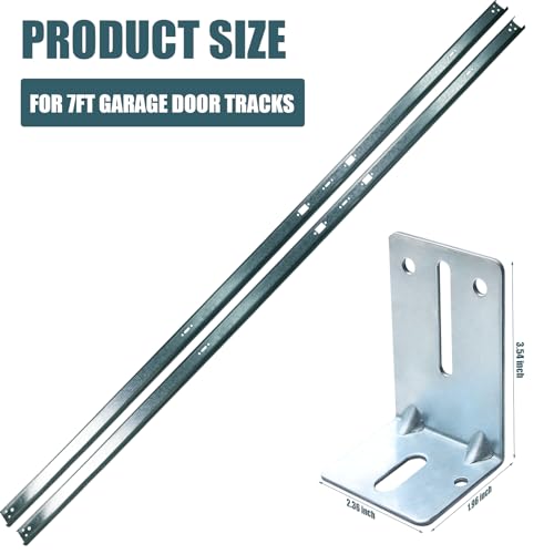 Garage Door Vertical Track Replacement with Jamb Bracket - Image 3