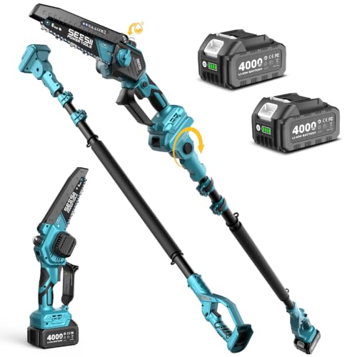 SEESII 2-in-1 Electric Pole Saws for Tree Trimming, Brushless - Image 2