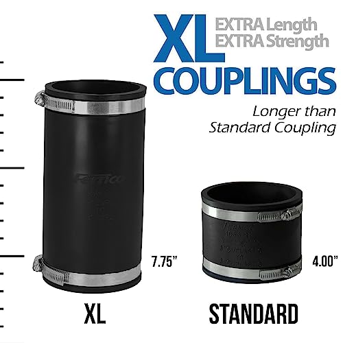Fernco XL 1056-332 Flexible Pipe Coupling 3” – Extra-Long - Image 3