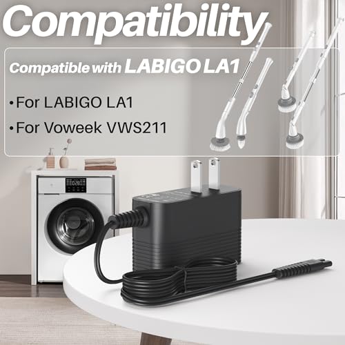 9V Power Supply for Labigo Electric Spin Scrubber LA1 Pro Power - Image 3