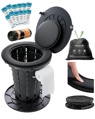 Adjustable Height Portable Toilet with Soft Seat Cushion - Image 2