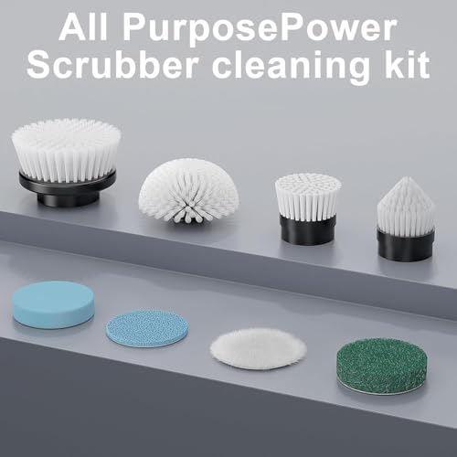 YKYI Electric Spin Scrubber Replacement Brush Heads 8 Pcs Set - Image 3
